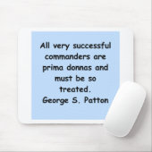 George s patton Zitat Mousepad (Mit Mouse)