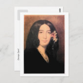 George Sand von Charpentier Postkarte (Vorne/Hinten)