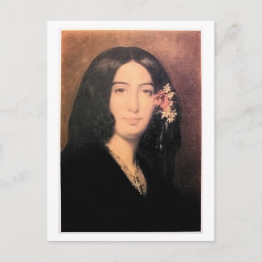 George Sand von Charpentier Postkarte (Vorderseite)