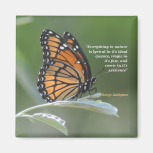 George Santayana Zitat zur Natur Magnet