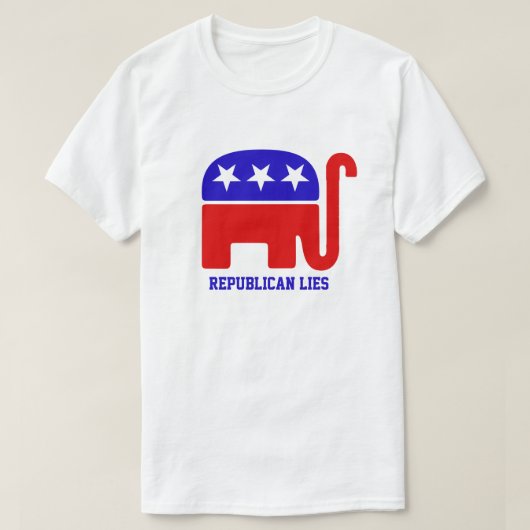 George Santos Lies REPUBLICAN PINOCCHIO T - Shirt (Design vorne)