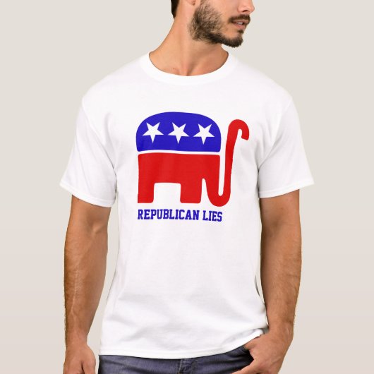 George Santos Lies REPUBLICAN PINOCCHIO T - Shirt (Vorderseite)