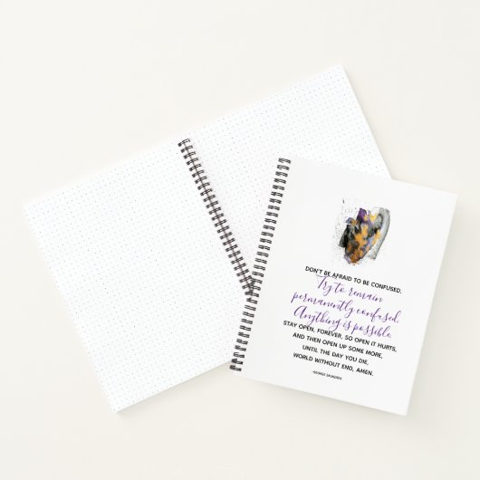 George Saunders Zitat Notizblock (Innenseite)