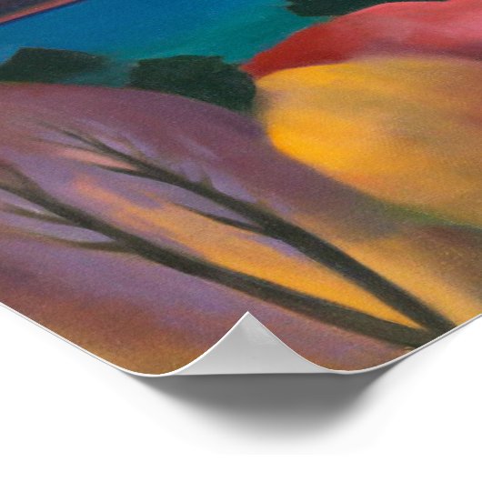 George-See, Herbst | Georgia O'Keeffe | Poster (Ecke)