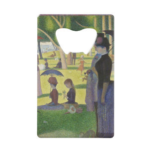 George Seurat Ein Sonntag auf La Grande Jatte Famo Geldbeutel Flaschenöffner