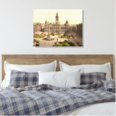 George Square, Glasgow, Schottland gepackte Leinwa Leinwanddruck (Insitu (Schlafzimmer))