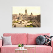 George Square, Glasgow, Schottland gepackte Leinwa Leinwanddruck (Insitu (Wohnzimmer))