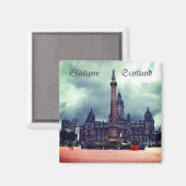George Square, Glasgow, Schottland, Kühlschrankmag Magnet (Vorderseite/Rückseite)