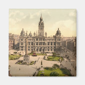 George Square, Glasgow, Schottland Magnet (Vorne)