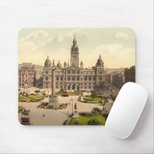 George Square, Glasgow, Schottland Mousepad