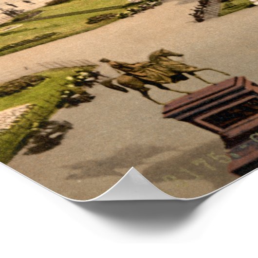 George Square, Glasgow, Schottland Poster (Ecke)