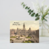 George Square, Glasgow, Schottland Postkarte (Stehend Vorderseite)