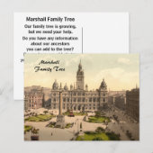 George Square, Glasgow, Schottland Postkarte (Vorne/Hinten)