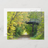 George St Bridge im Herbst Postcard Postkarte (Vorne/Hinten)