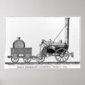 George Stephensons Lokomotive, 'Rocket', 1829 Poster (Vorne)