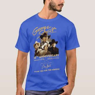 George Strait 50. JAHRESTAG 1975 - 2025 DANK Y T-Shirt