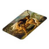 George Stubbs | A Lion Attack a Horse, c.1762 ( Magnet (Linke Seite)
