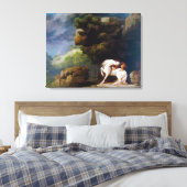 George Stubbs A Lion attackiert ein Pferd Leinwanddruck (Insitu (Schlafzimmer))