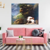 George Stubbs A Lion attackiert ein Pferd Leinwanddruck (Insitu (Wohnzimmer))