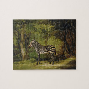 George Stubbs A Zebra, 1763 (Öl auf Leinwand) Puzzle
