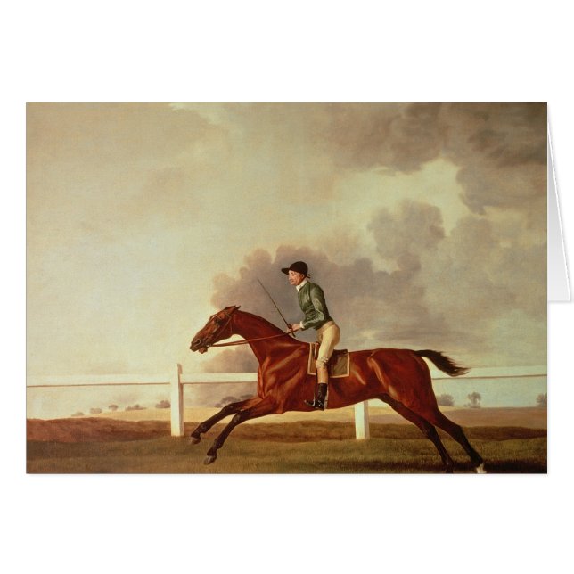 George Stubbs | Bay Malton mit John Singleton Up, (Vorderseite (Horizontal))