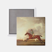 George Stubbs | Bay Malton mit John Singleton Up, Magnet (Vorderseite/Rückseite)
