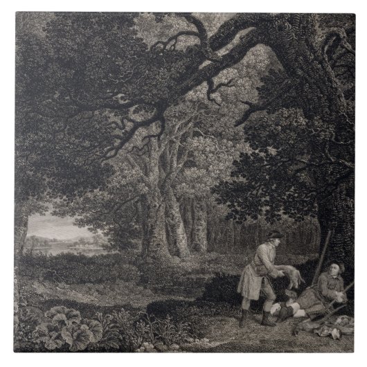 George Stubbs |, das, die Platte 4, vorbei Fliese (Vorderseite)