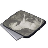 George Stubbs |, das ein Pferd durch einen Löwe Laptopschutzhülle (Vorne Knopf)