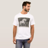 George Stubbs |, das ein Pferd durch einen Löwe T-Shirt (Vorne ganz)