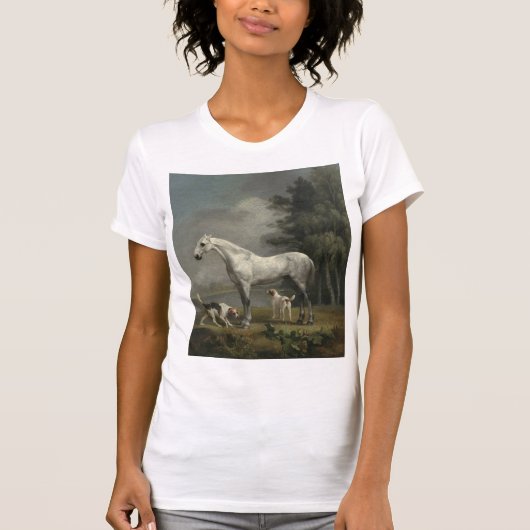 George Stubbs - ein Apfelgrauer Jäger T-Shirt (Vorderseite)