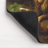 George Stubbs | ein Löwe, der einen Hirsch, c.1765 Mousepad (Ecke)