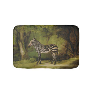 George Stubbs ein Zebra, 1763 (Öl auf Leinwand) Badematte