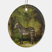 George Stubbs | ein Zebra, 1763 (Öl auf Leinwand) Keramikornament (Links)