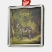 George Stubbs | ein Zebra, 1763 (Öl auf Leinwand) Ornament Aus Metall (Links)