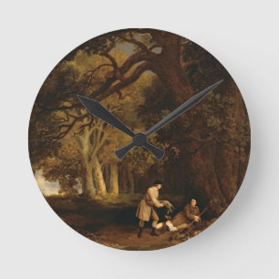 George Stubbs eine Ruhe nachdem dem Schießen ( Runde Wanduhr