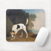 George Stubbs | Foxhound auf dem Geruch, c.1760 Mousepad (Mit Mouse)