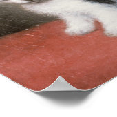 George Stubbs | Frau Ann White's Kitten, 1790 Poster (Ecke)