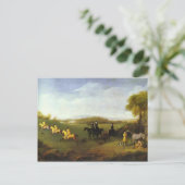 George Stubbs- Racehorses gehört zum Herzog Postkarte (Stehend Vorderseite)