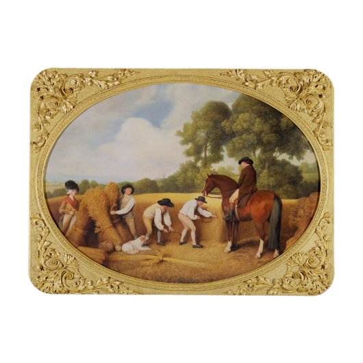 George Stubbs | Sensenmann, 1795 (Emaille auf Keks Magnet (Horizontal)