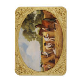 George Stubbs | Sensenmann, 1795 (Emaille auf Keks Magnet (Vertikal)