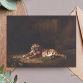 George Stubbs Tiger Malerei Art Print Postkarte