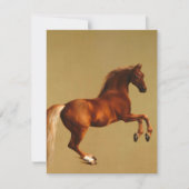 George Stubbs - Whistlejacken Dankeskarte (Vorderseite)