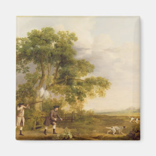 George Stubbs   zwei Herr-Schießen (Öl kann an Magnet