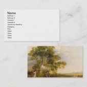 George Stubbs | zwei Herr-Schießen (Öl kann an Visitenkarte (Vorne/Hinten)