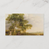 George Stubbs | zwei Herr-Schießen (Öl kann an Visitenkarte (Rückseite)