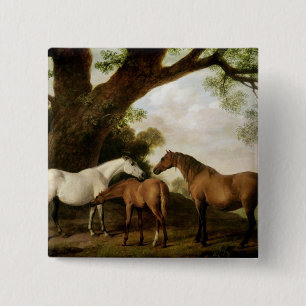 George Stubbs   zwei Shafto Stuten und ein Fohlen, Button
