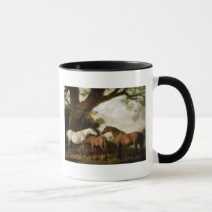 George Stubbs zwei Shafto Stuten und ein Fohlen, Tasse