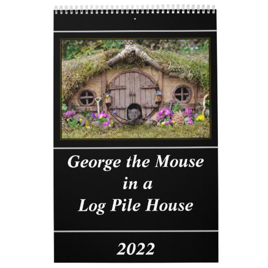 George the mouse in a log pile House calendar Kalender (Titelbild)