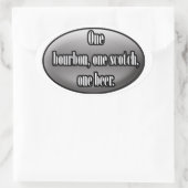 George Thorogood Ovaler Aufkleber (Tasche)