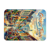 George Town Malaysia Magnet (Horizontal)